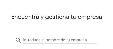 encuentra tu empresa en google
