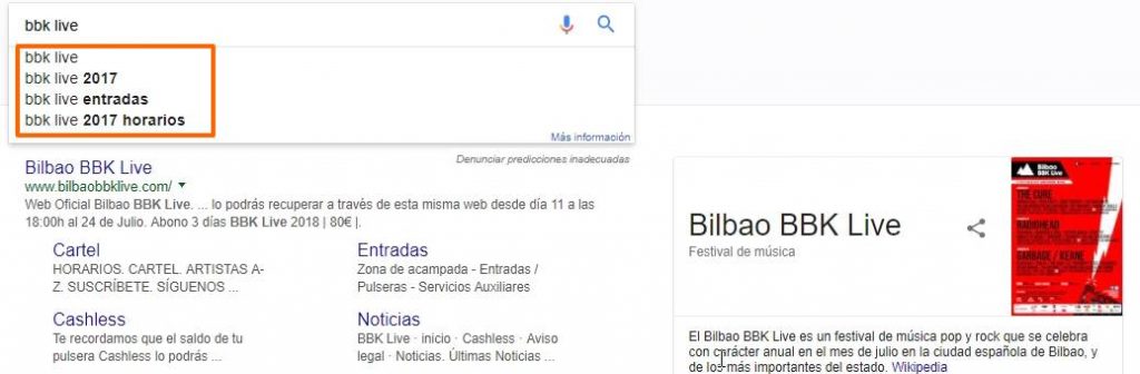 búsqueda semántica Google predictiva