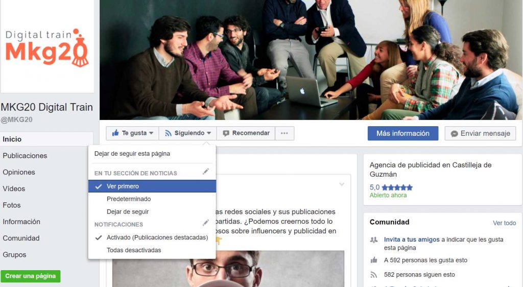 algoritmo de facebook