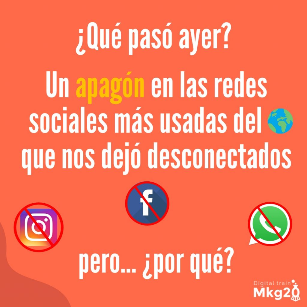 Apagón Facebook, Instagram y WhatsApp